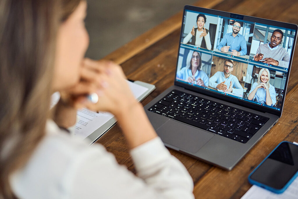 Photographer in a Virtual Mentorship Session on a Laptop Illustrating Why Every Photographer Needs a Mentor to Grow and Succeed